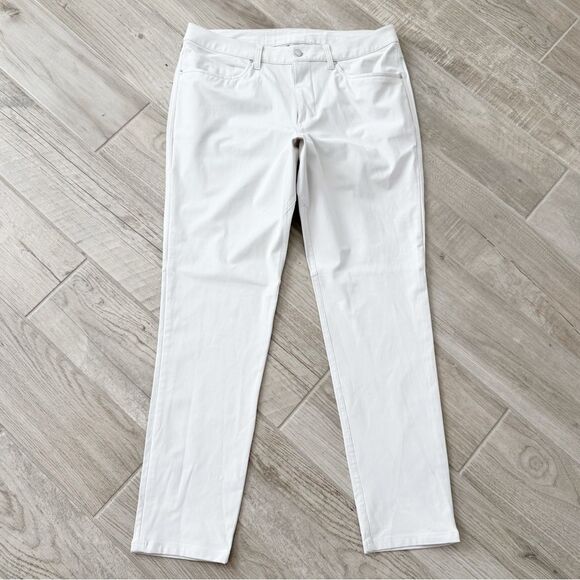 NEW Lululemon ABC Slim-Fit Pant 32" Warpstreme Raw Linen Size 34 - Picture 2 of 15